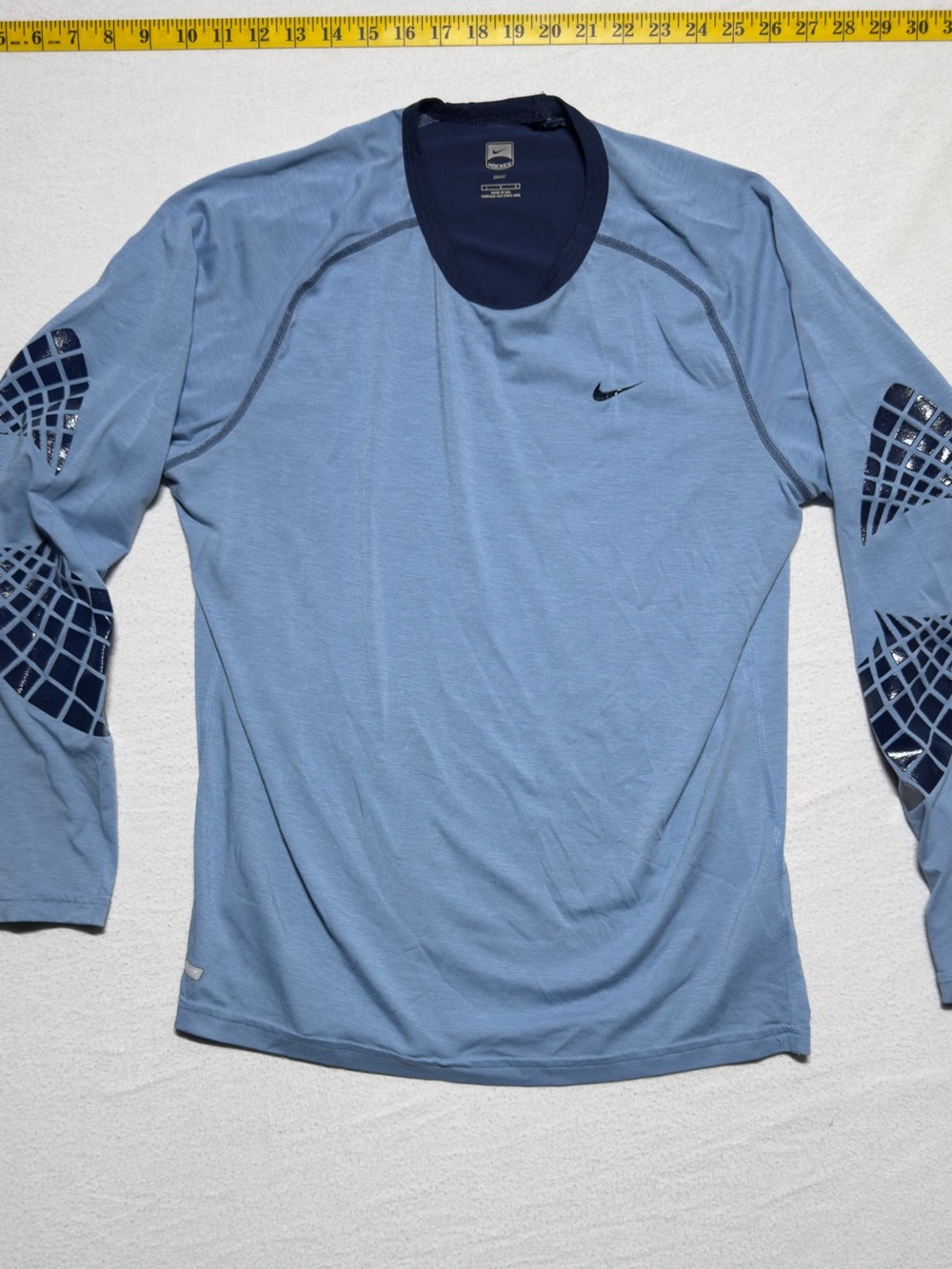 Nike Men’s Light Blue Long Sleeve hockey Shirt